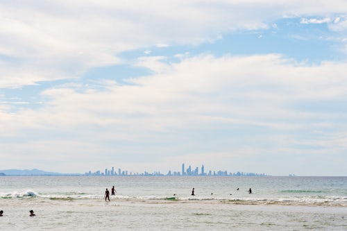 Australia Travel Photography Surfers Paradise from Tweed Heads Gold Coast Australia