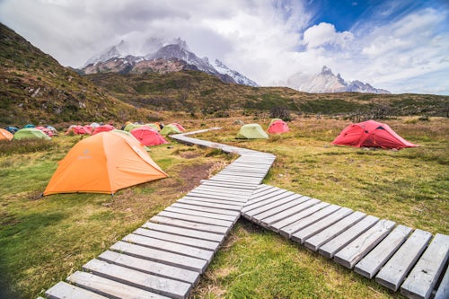 Chile Travel Landscape Photography Camping in Torres del Paine National Park Chilean Patagonia Chile South America