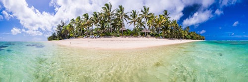 Cook Islands Landscape Travel Photography Beachfront at Royale Takitumu Luxury Villas Titikaveka Rarotonga Cook Islands South Pacific Ocean