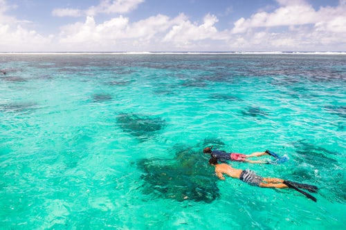Cook Islands Landscape Travel Photography Snorkeling in Muri Lagoon on Captain Tamas Lagoon Cruizes Rarotonga Cook Islands