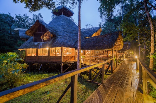 Ecuador Travel Photography Sacha Lodge an Amazon Rainforest lodge near Coca in Euador South America
