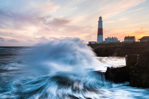England Landscape Photography Photographer Lighthouse at Portland Bill Isle of Portland Dorset England