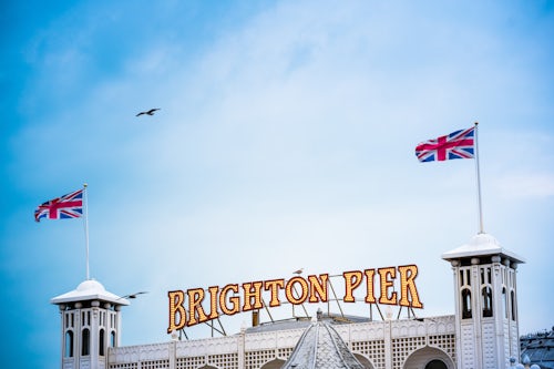 England Travel Photography Brighton Palace Pier Brighton and Hove East Sussex England