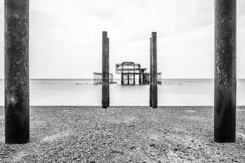 England Travel Photography Brighton Pier Brighton and Hove East Sussex England