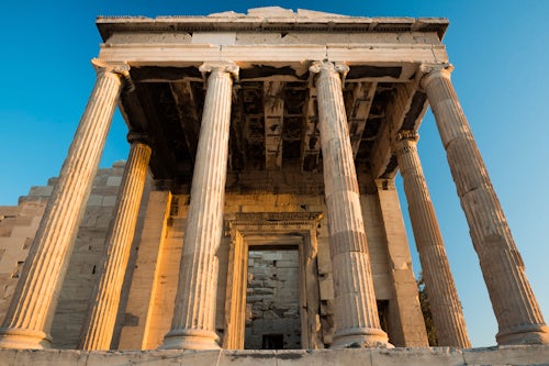 Greece Travel Photography Acropolis at sunset Athens Attica Region Greece UNESCO World Heritage Site