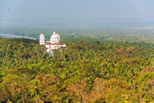 India Landscape Photography View of Old Goa UNESCO World Heritage Sites from Church of Our Lady of the Mount Old Goa Goa India