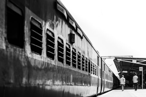 India Travel Street Photography Train Kochi Cochin Kerala India 3