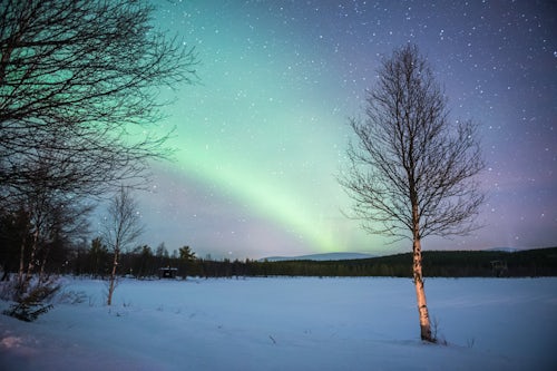 Lapland Finland Northern Lights Landscape Photography Northern lights aurora borealis Akaslompolo Finnish Lapland Finland
