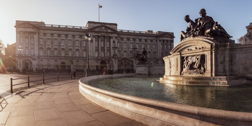 London Travel Photography Buckingham Palace at sunset London England
