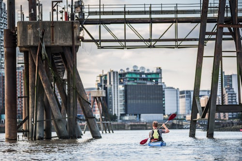 London Travel Photography Kayaking on the River Thames London England 2