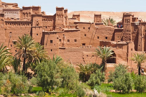 Morocco Travel Photography Kasbah Ait Ben Haddou UNESCO World Heritage Site near Ouarzazate Morocco North Africa Africa