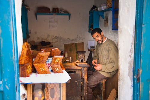 Morocco Travel Portrait Photography Portrait of a carpenter Essaouira formerly Mogador UNESCO World Heritage Site Morocco Africa