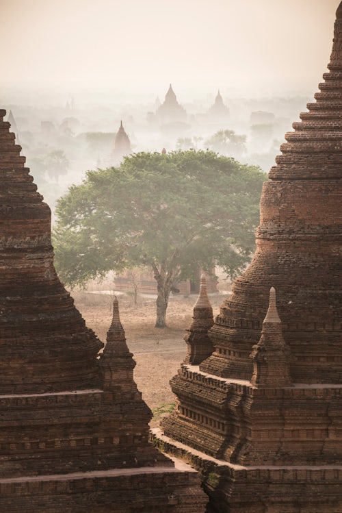 Myanmar Burma Travel Photography Sunrise at the Temples of Bagan Pagan Myanmar Burma 2