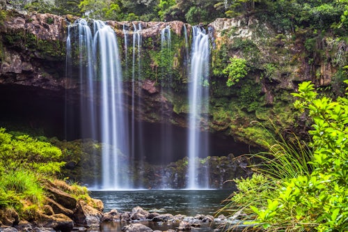 New Zealand Landscape Photography Rainbow Falls a waterfall at Kerikeri in the Bay of Islands Northland Region North Island New Zealand