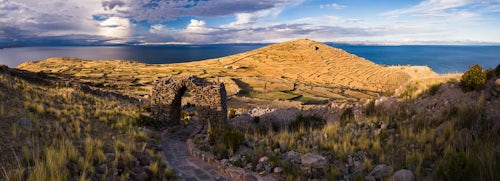Peru Landscape Travel Photography Pachamama Mother Earth Inca Ruins Amantani Islands Isla Amantani Lake Titicaca Peru South America
