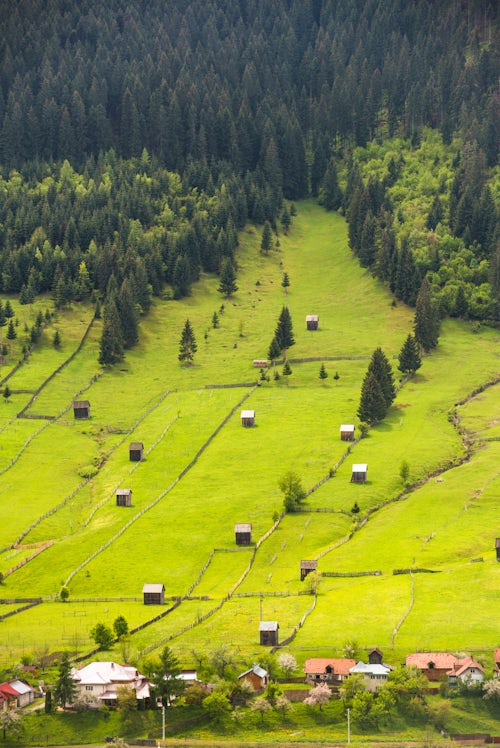 Romania Landscape Photography Rural landscape of the Bukovina Region Sadova Romania