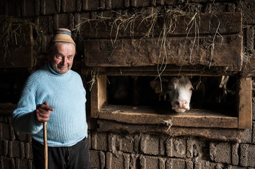 Romania Travel Portrait Photography Documentary Portraiture Portrait of a farmer in Breb Brebre Maramures Romania