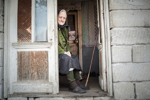 Romania Travel Portrait Photography Documentary Portraiture Portrait of a woman in Breb Brebre Maramures Romania