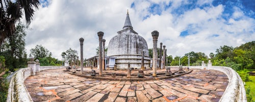 Sri Lanka Travel Photography Sacred City of Anuradhapura Lankarama Dagoba UNESCO World Heritage Site Sri Lanka Asia