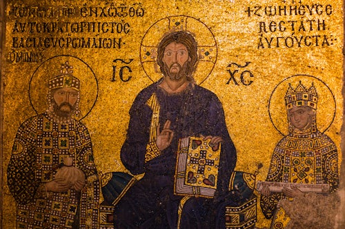 Turkey Travel Photography Byzantine mosaic Hagia Sophia Aya Sofya Istanbul Turkey Eastern Europe