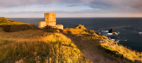 Landscape Photography by Professional Freelance UK Landscape Photographer German Observation Tower from World War Two Guernsey Channel Islands United Kingdom