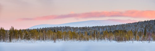 Landscape Photography by Professional Freelance UK Landscape Photographer Snowy Lapland landscape Akaslompolo Finnish Lapland Finland