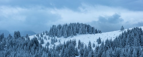 Landscape Photography by Professional Freelance UK Landscape Photographer Winter landscape near Bran in the Carpathian Mountains Transylvania Romania 2