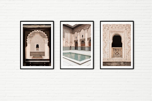 Morocco Architecture - Set of Three Photos